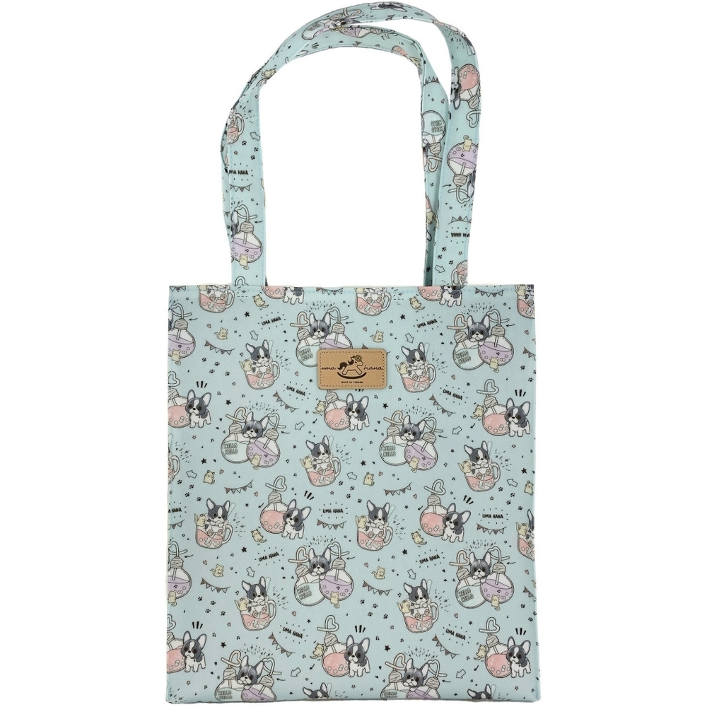 Waterproof Boba Frenchie Large Tote Shoulder Bag Travel Purse - Picture 1 of 12